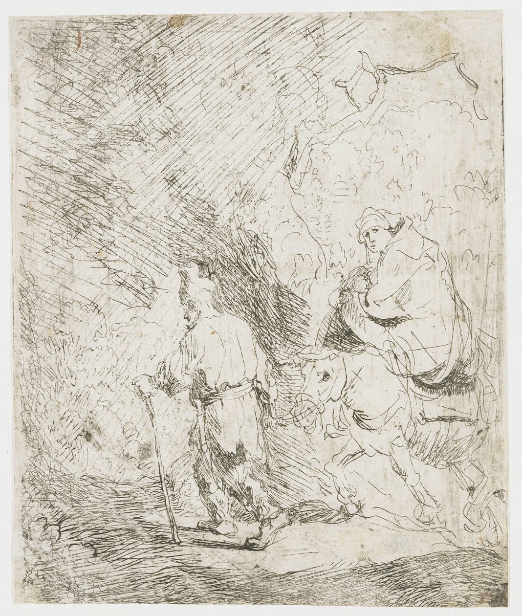 Útěk do Egypta od Rembrandt van Rijn