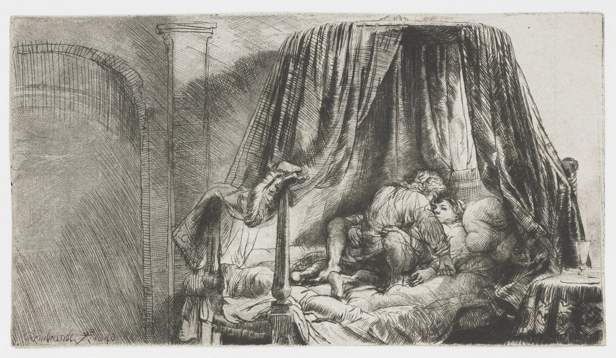 Francouzská postel od Rembrandt van Rijn