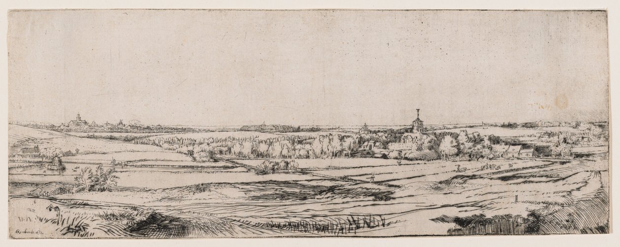 Pole zlatého váhaře od Rembrandt van Rijn