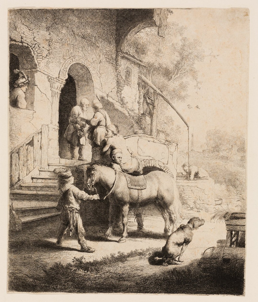 Dobrý Samaritán od Rembrandt van Rijn