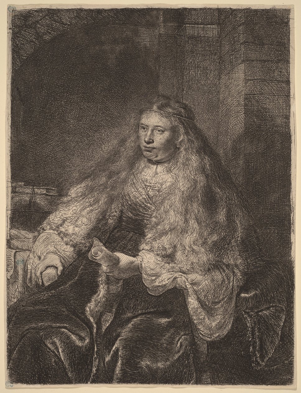 Velká židovská nevěsta od Rembrandt van Rijn