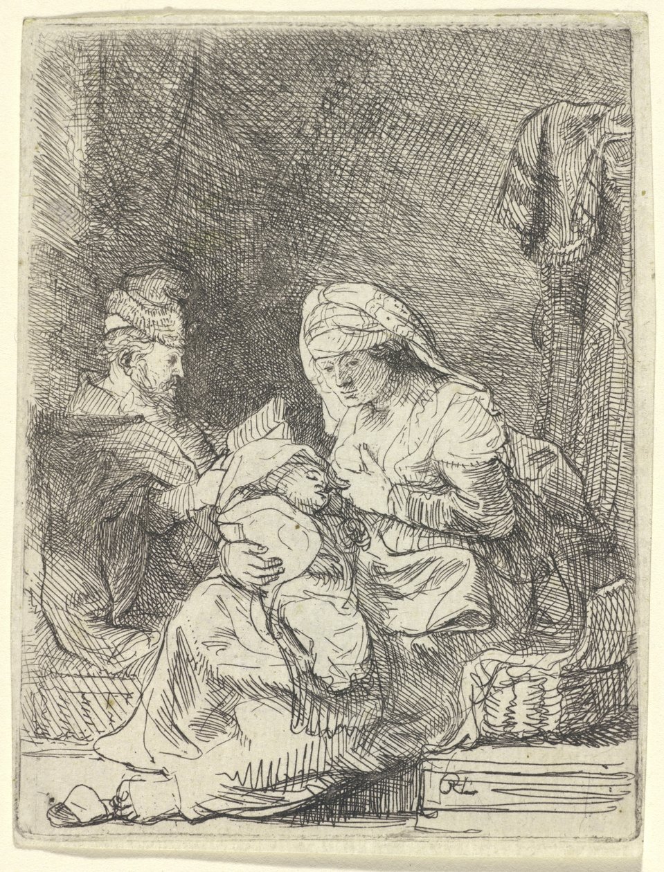 Svatá rodina od Rembrandt van Rijn