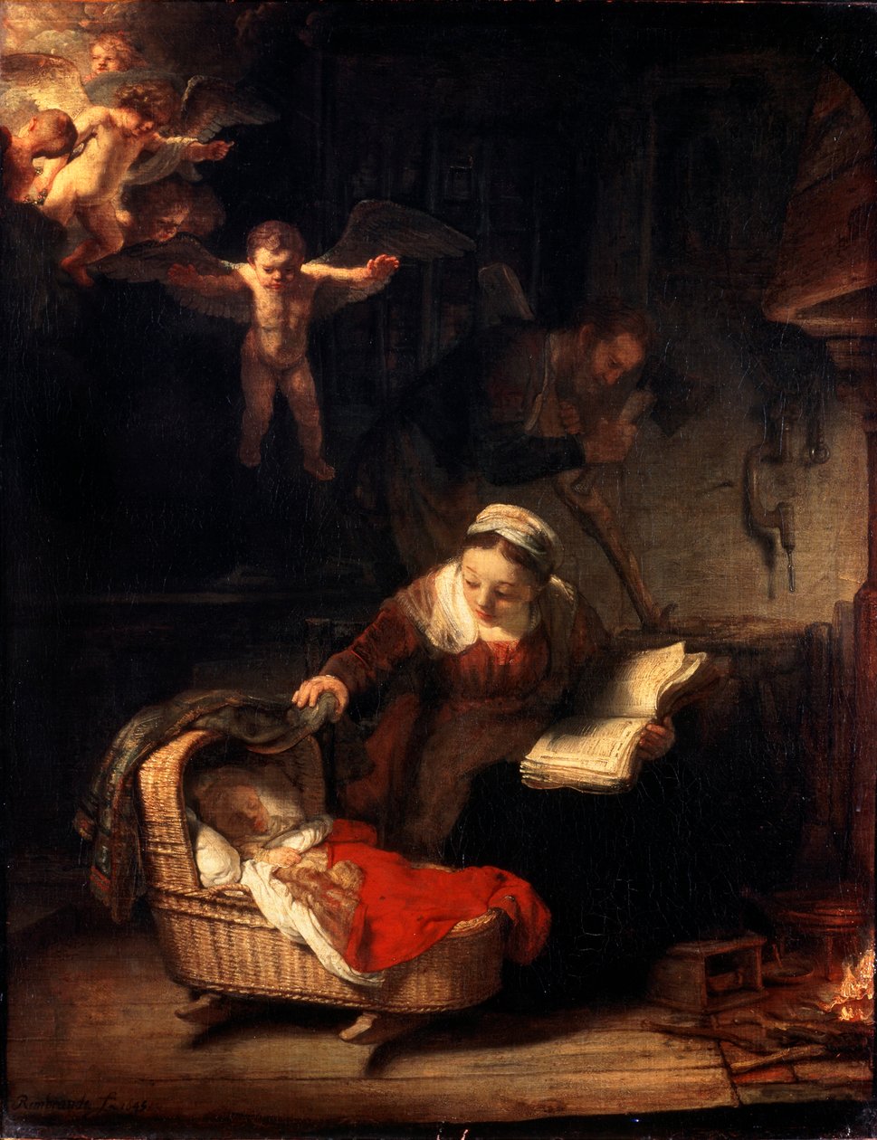 Svatá rodina, 1645. od Rembrandt van Rijn