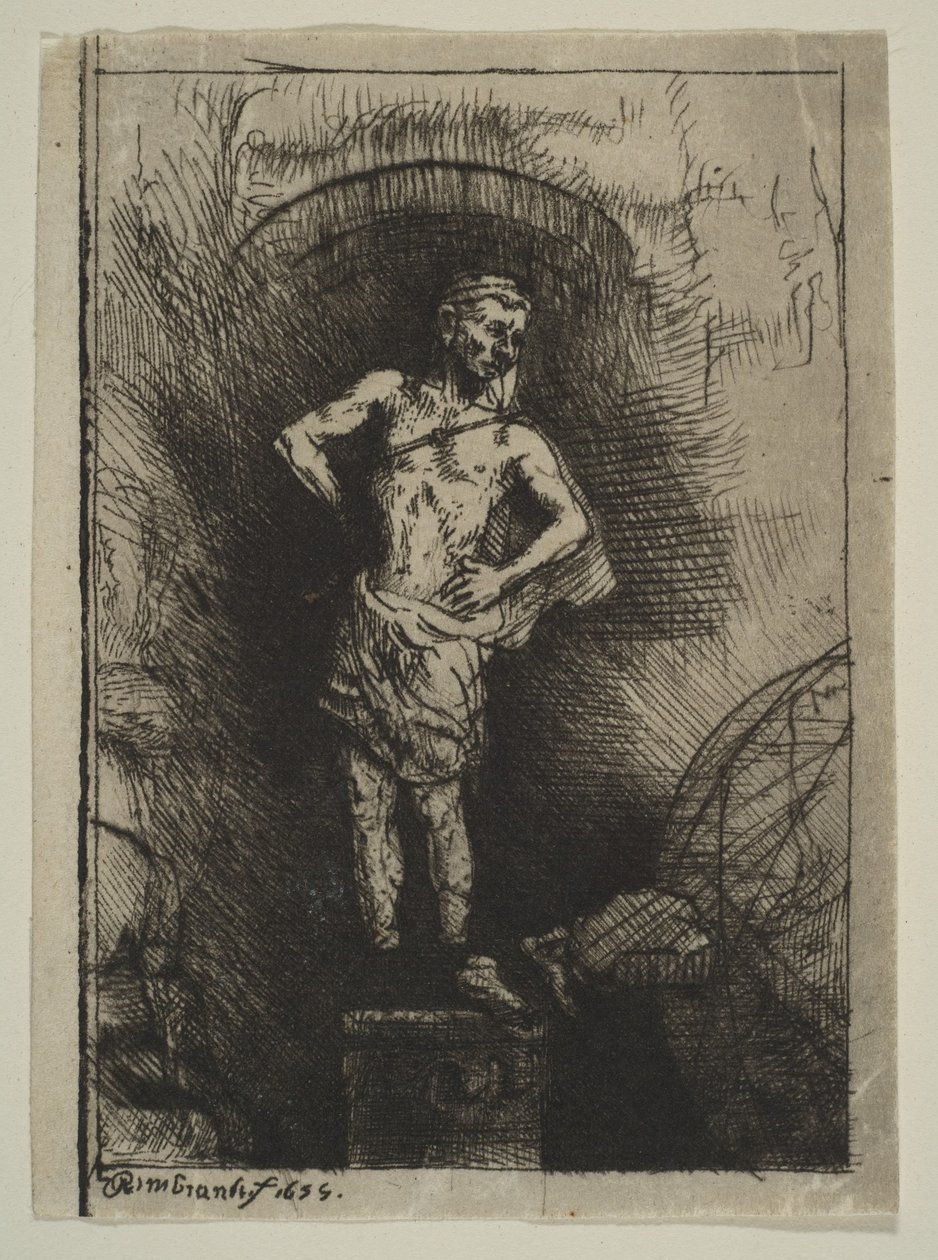 Obraz viděný Nebukadnezarem, 1655. od Rembrandt van Rijn