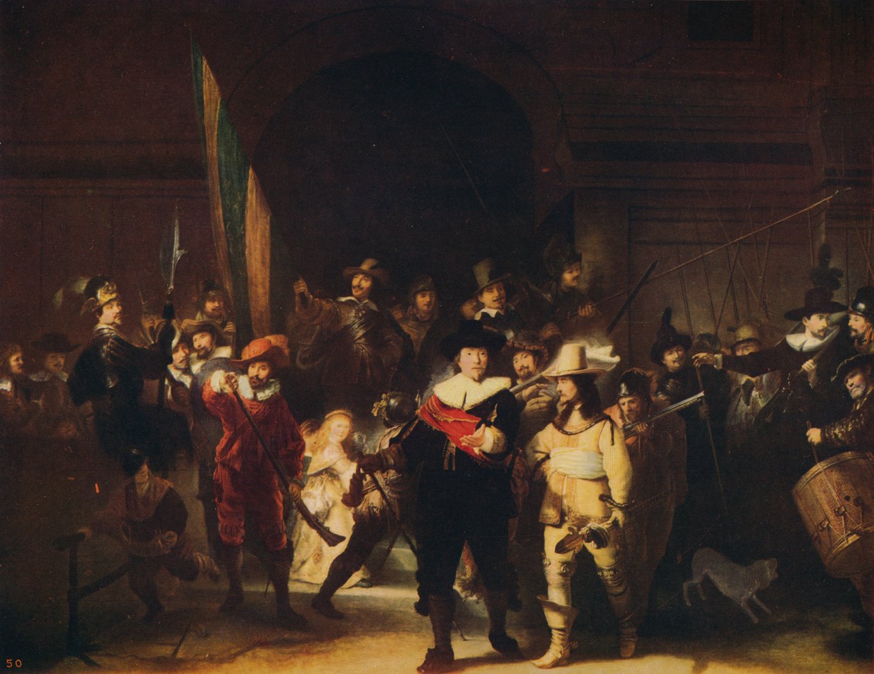 Noční hlídka, 1642, c1915 od Rembrandt van Rijn