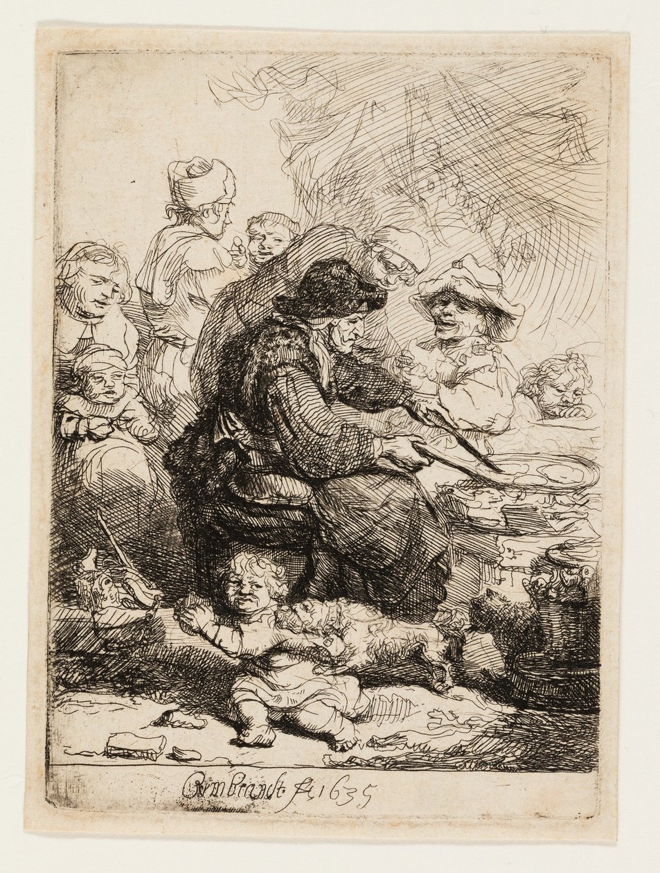Pancake Woman od Rembrandt van Rijn