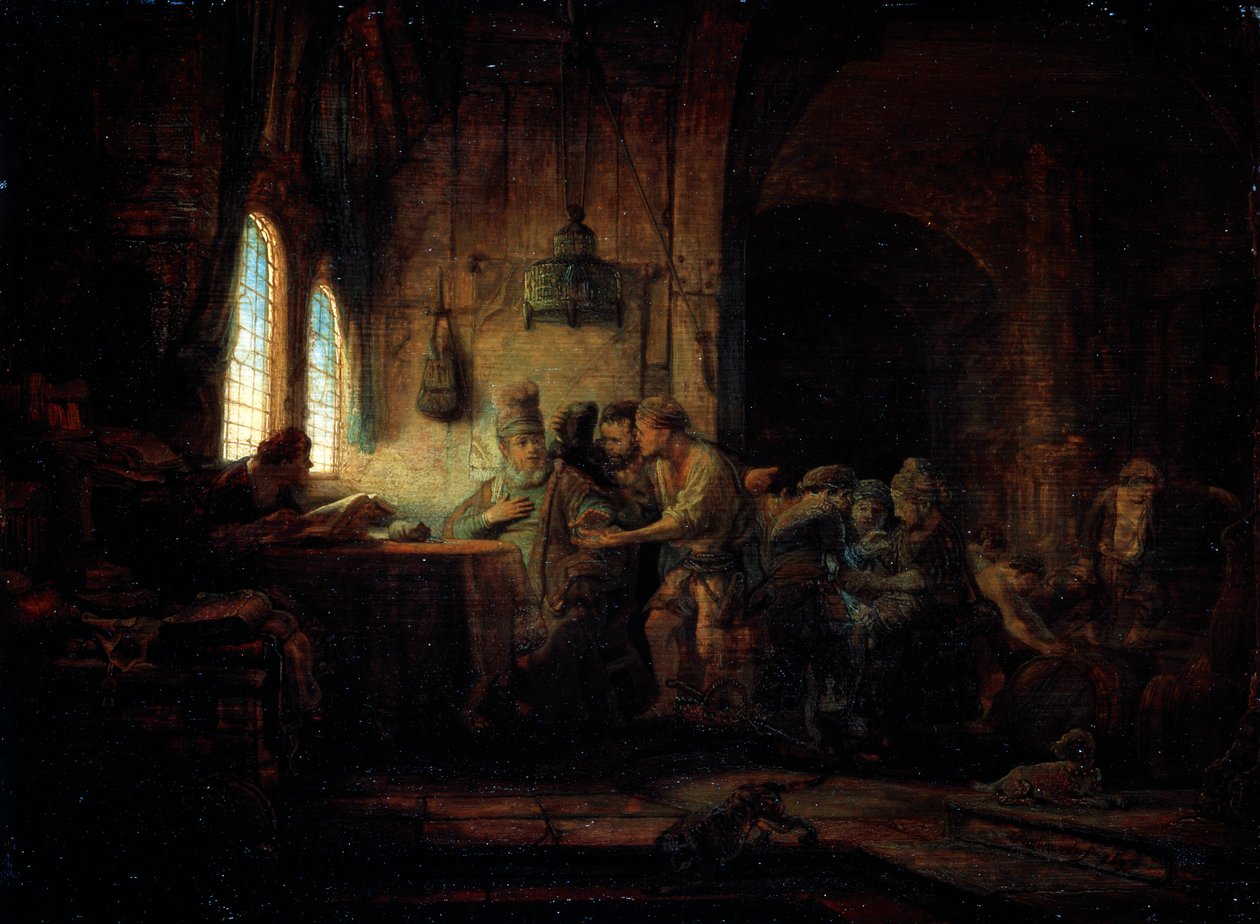 Podobenství o dělnících na vinici, 1637. od Rembrandt van Rijn