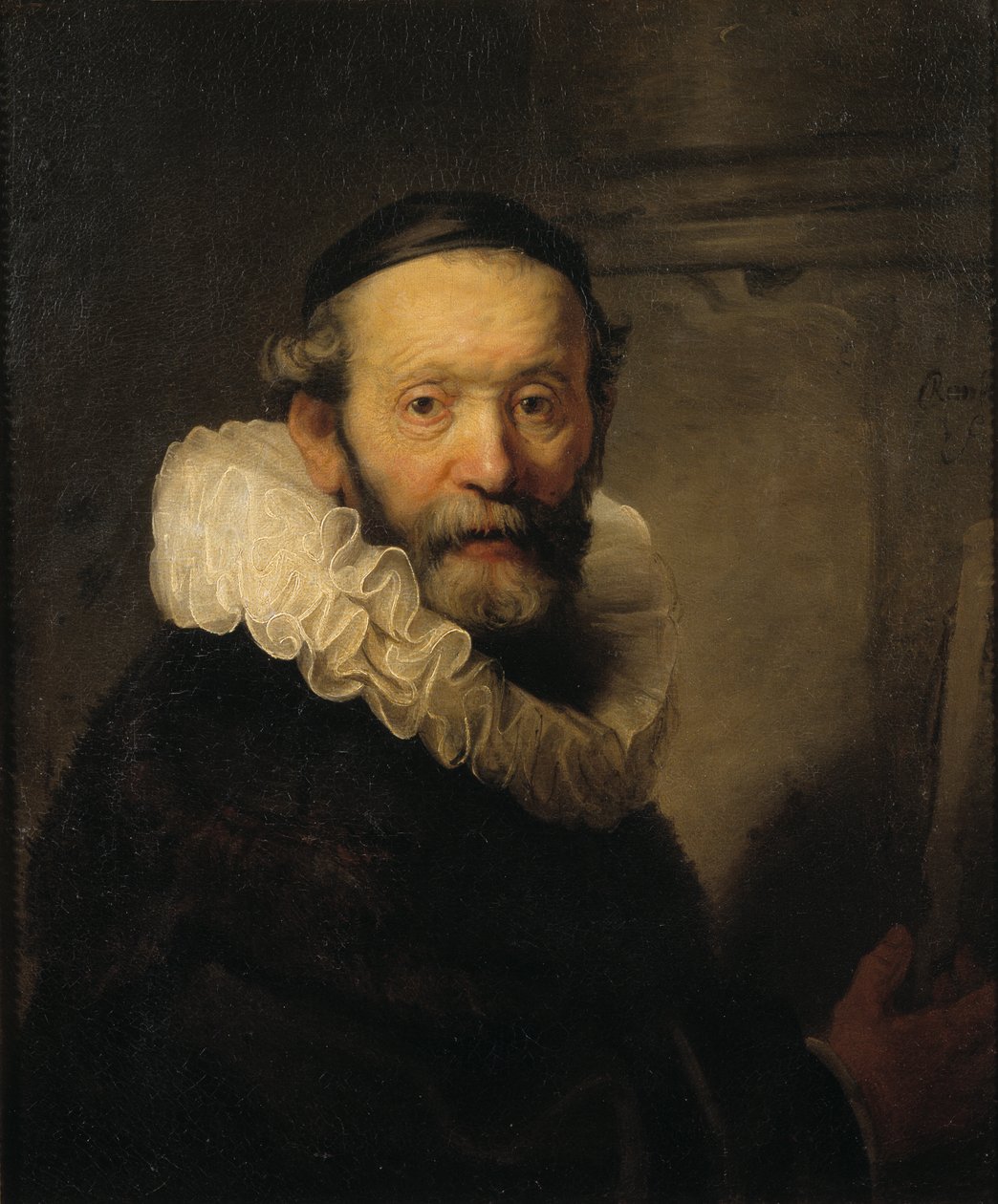 Kazatel Johannes Uttenbogaert, asi 1633 od Rembrandt van Rijn