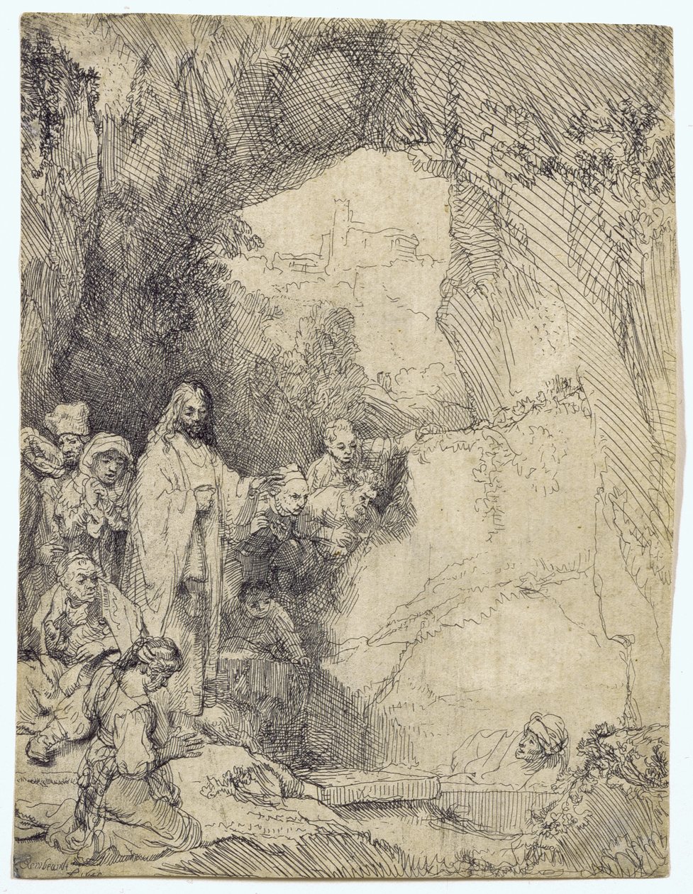Vzkříšení Lazara od Rembrandt van Rijn