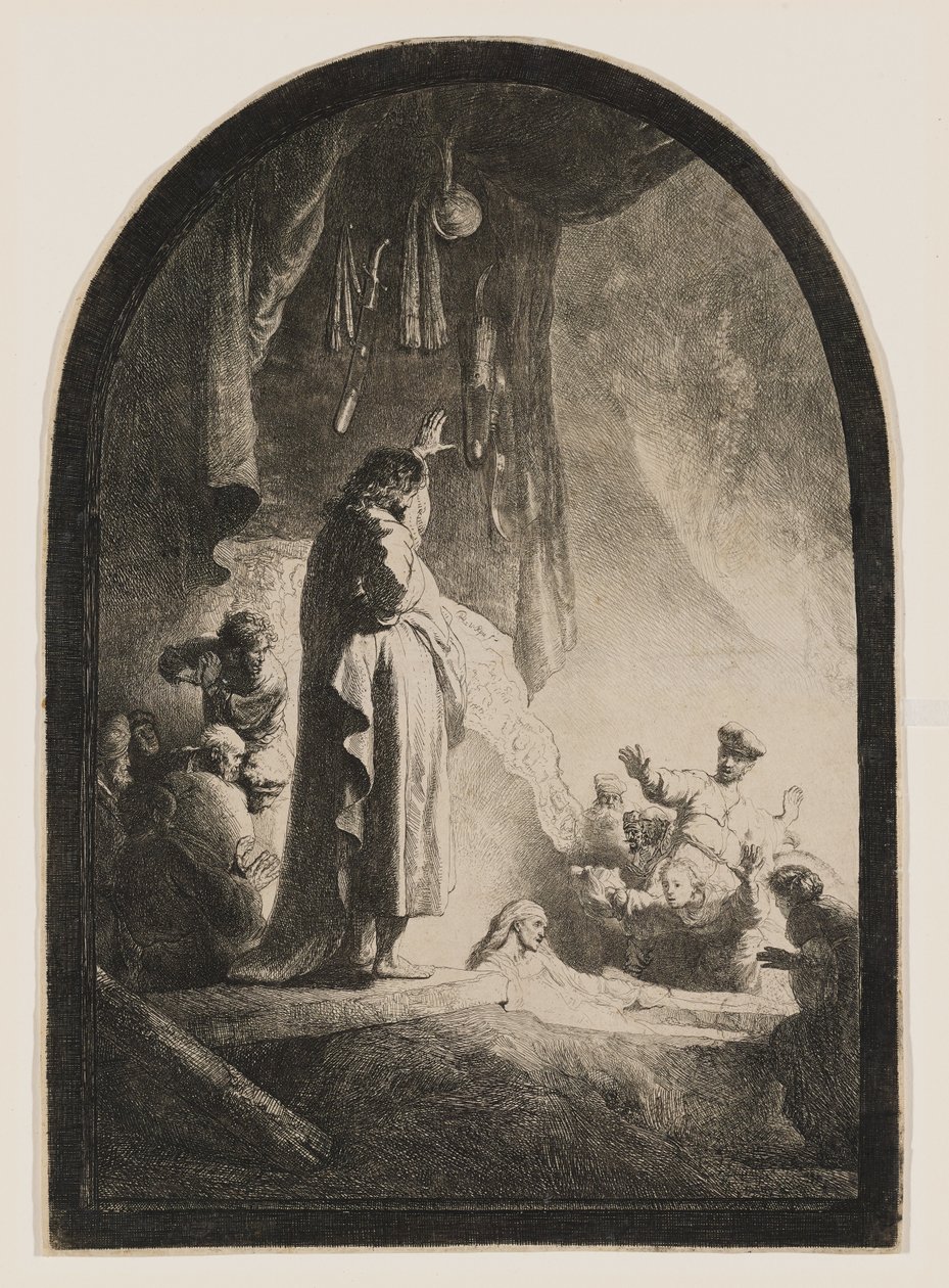 Vzkříšení Lazara od Rembrandt van Rijn