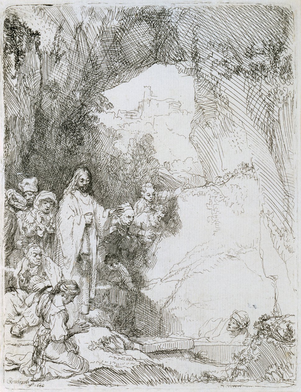Vzkříšení Lazara, 1642 od Rembrandt van Rijn