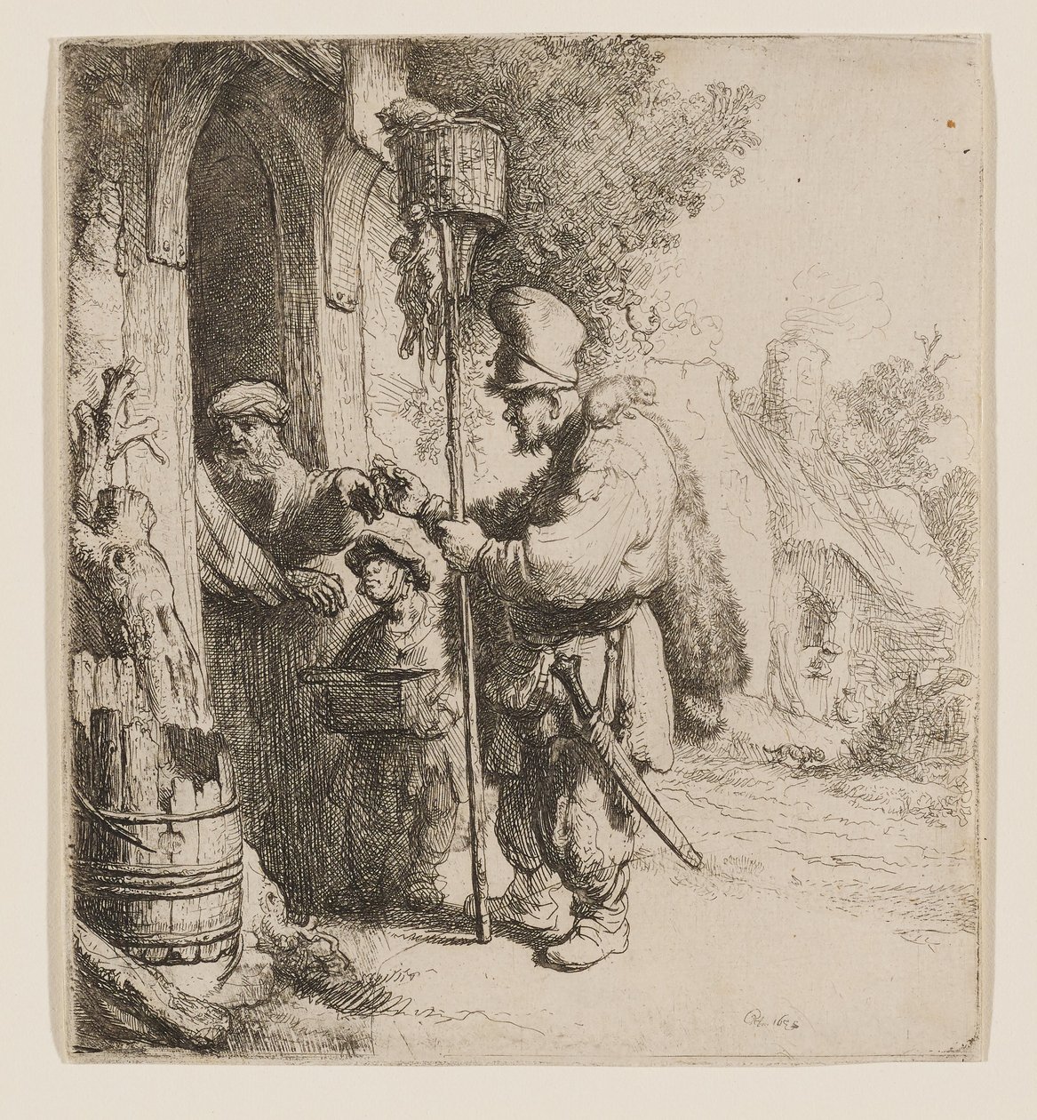 Obchodník s jedy na krysy od Rembrandt van Rijn