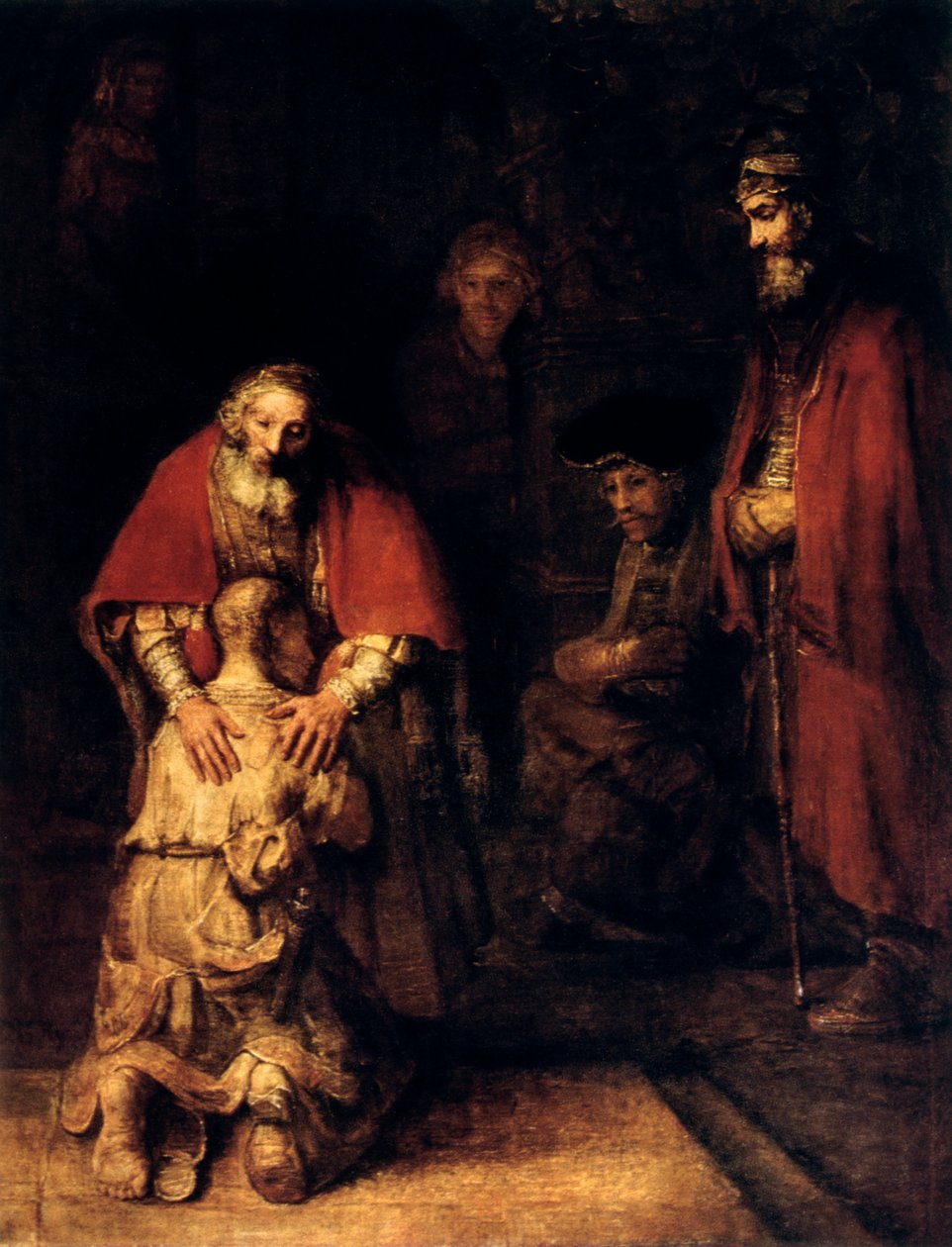 Návrat marnotratného syna, c1668 od Rembrandt van Rijn