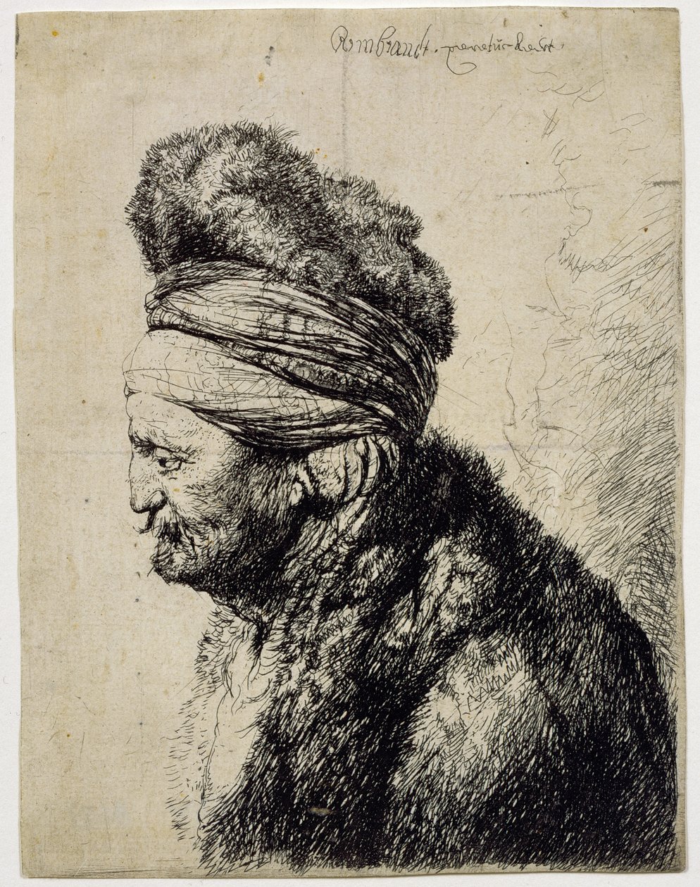 Druhá orientální hlava od Rembrandt van Rijn