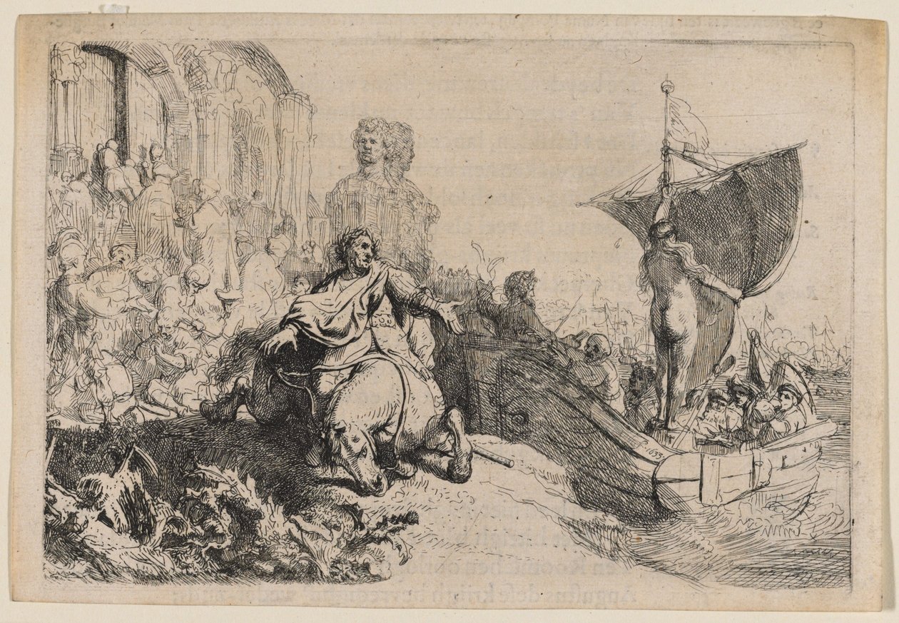 Loď štěstí od Rembrandt van Rijn