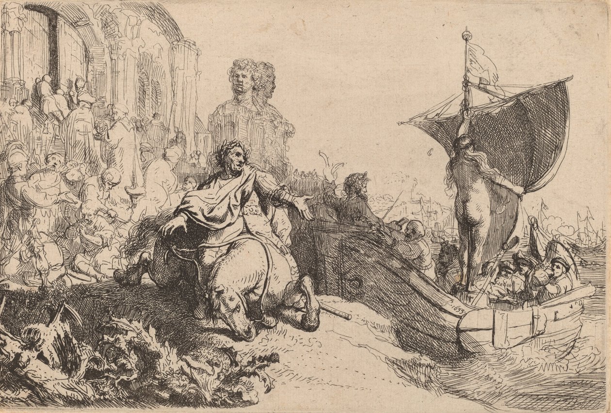 Loď štěstí, 1633. od Rembrandt van Rijn