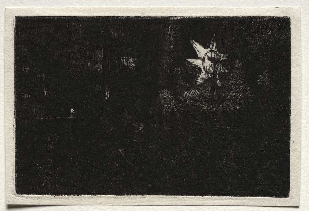 Hvězda králů: Noční skladba od Rembrandt van Rijn