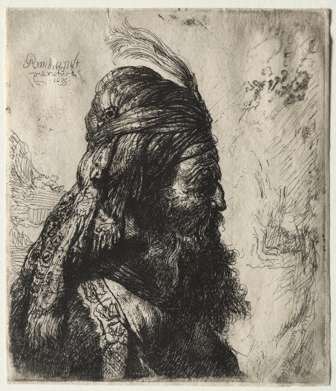 Třetí orientální hlava od Rembrandt van Rijn