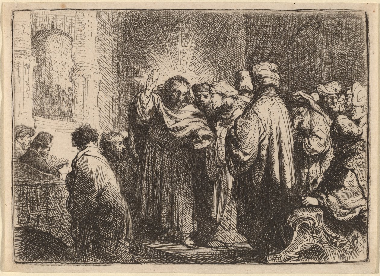 Pocta Peníze od Rembrandt van Rijn