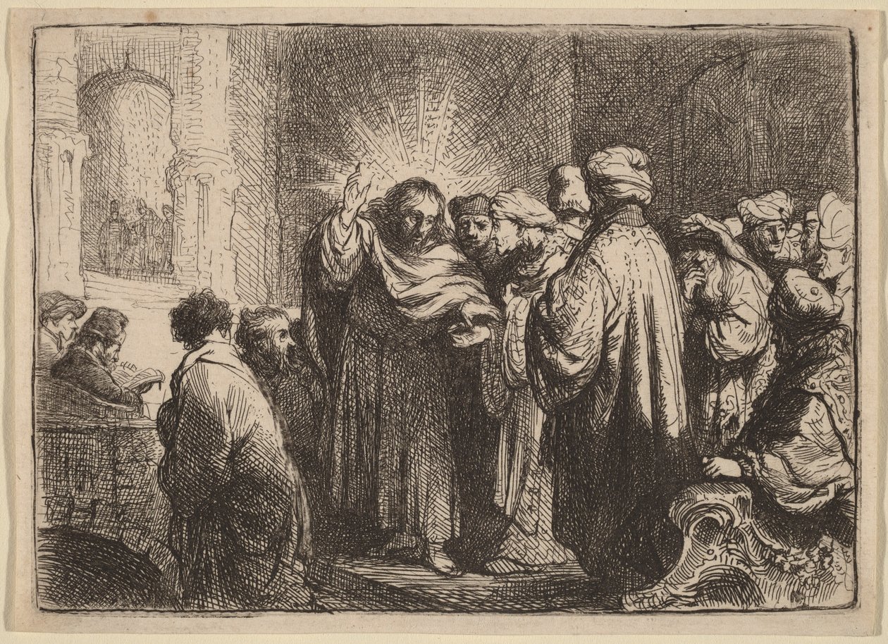 Peníze na dar od Rembrandt van Rijn