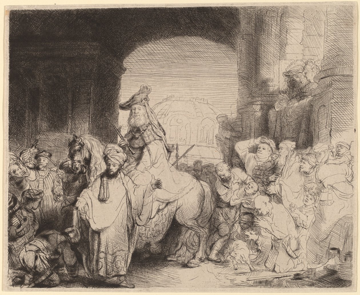 Triumf Mordecai od Rembrandt van Rijn