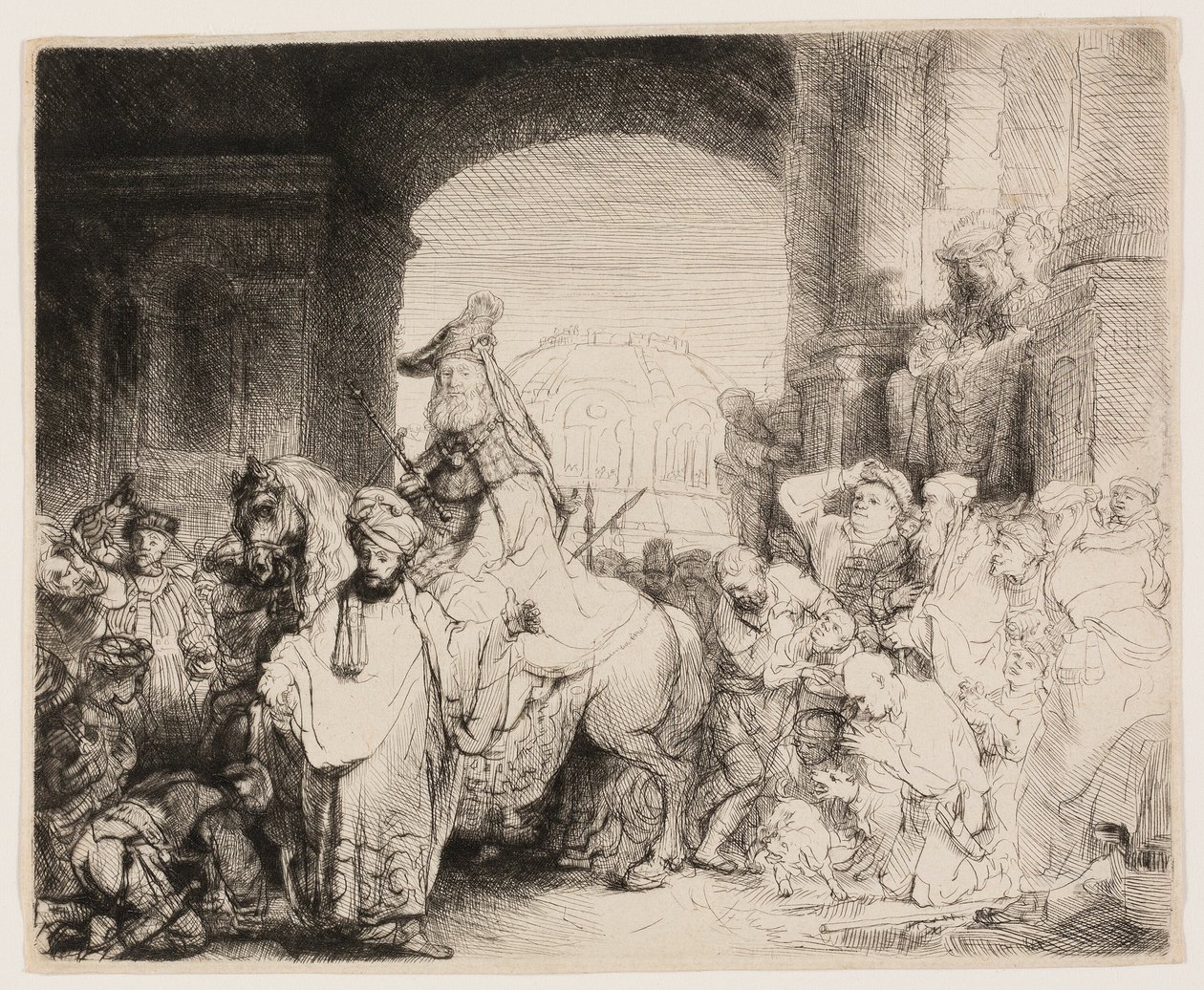 Triumf Mordecai od Rembrandt van Rijn