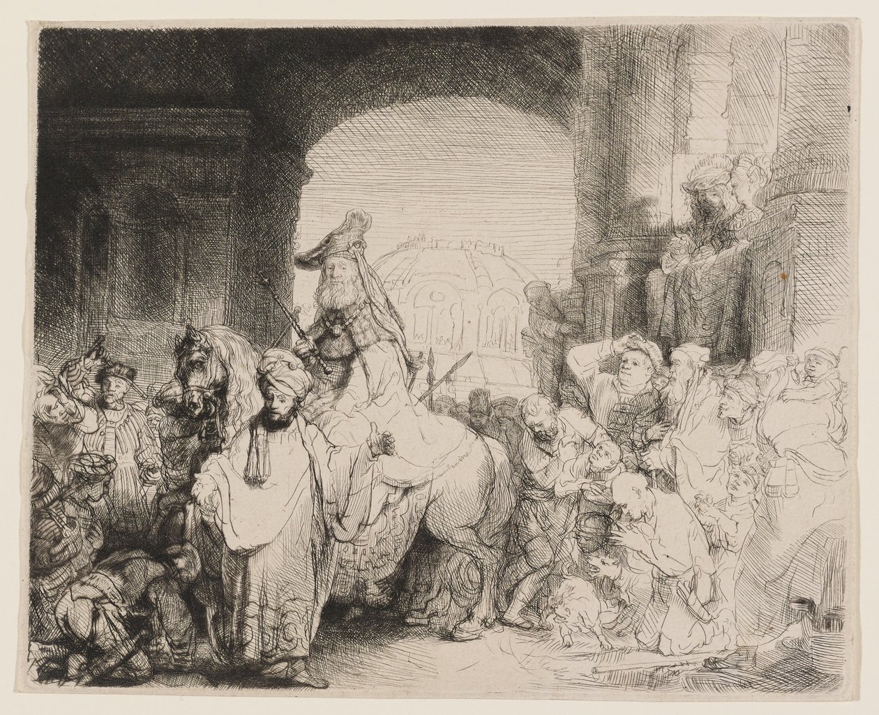 Mordechajův triumf od Rembrandt van Rijn