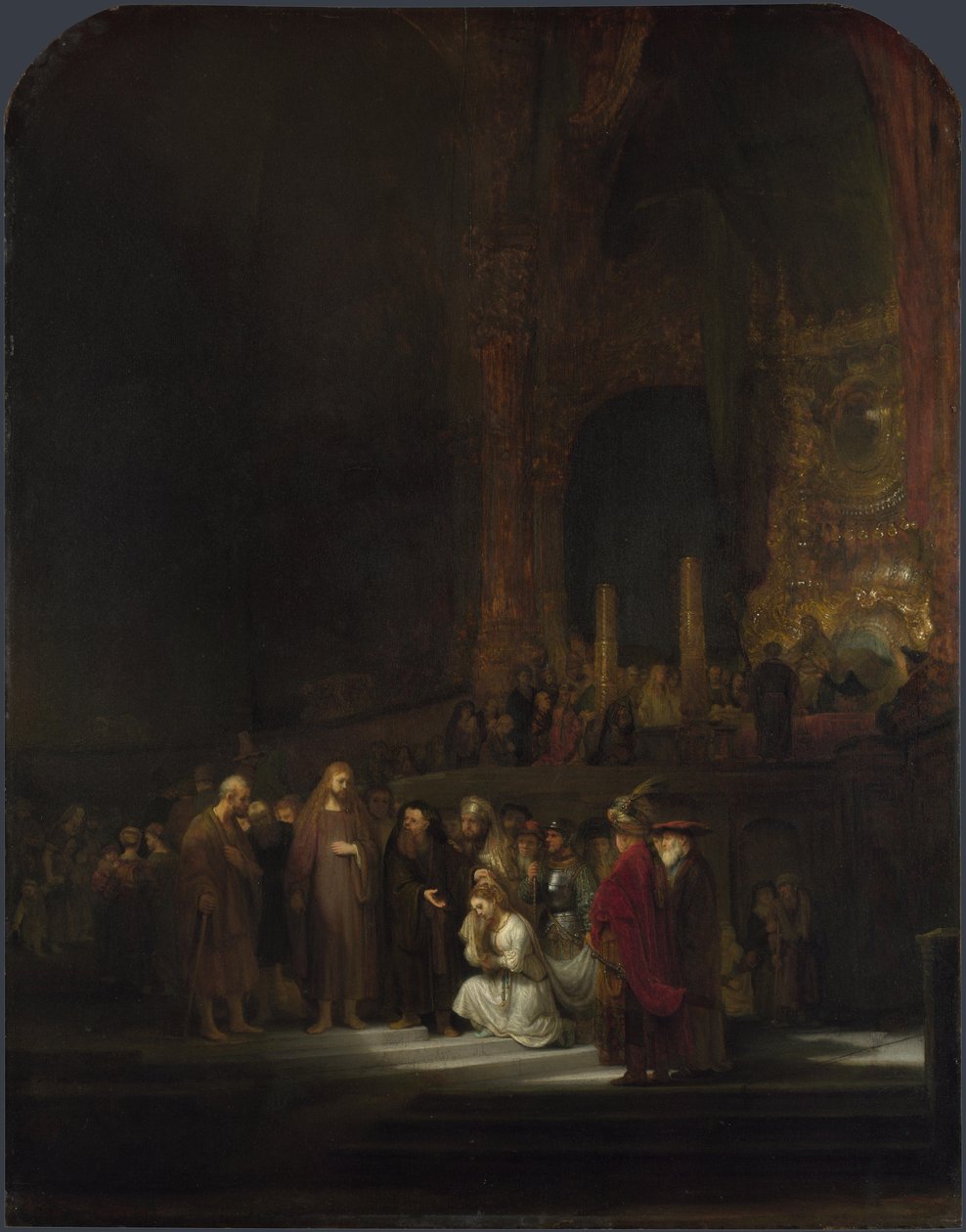Žena zachycená v cizoložství, 1644 od Rembrandt van Rijn