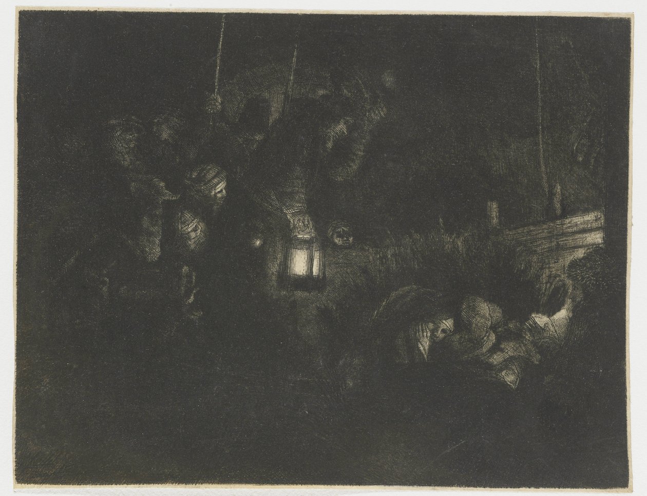 Klanění pastýřů: noční kus od Rembrandt van Rijn