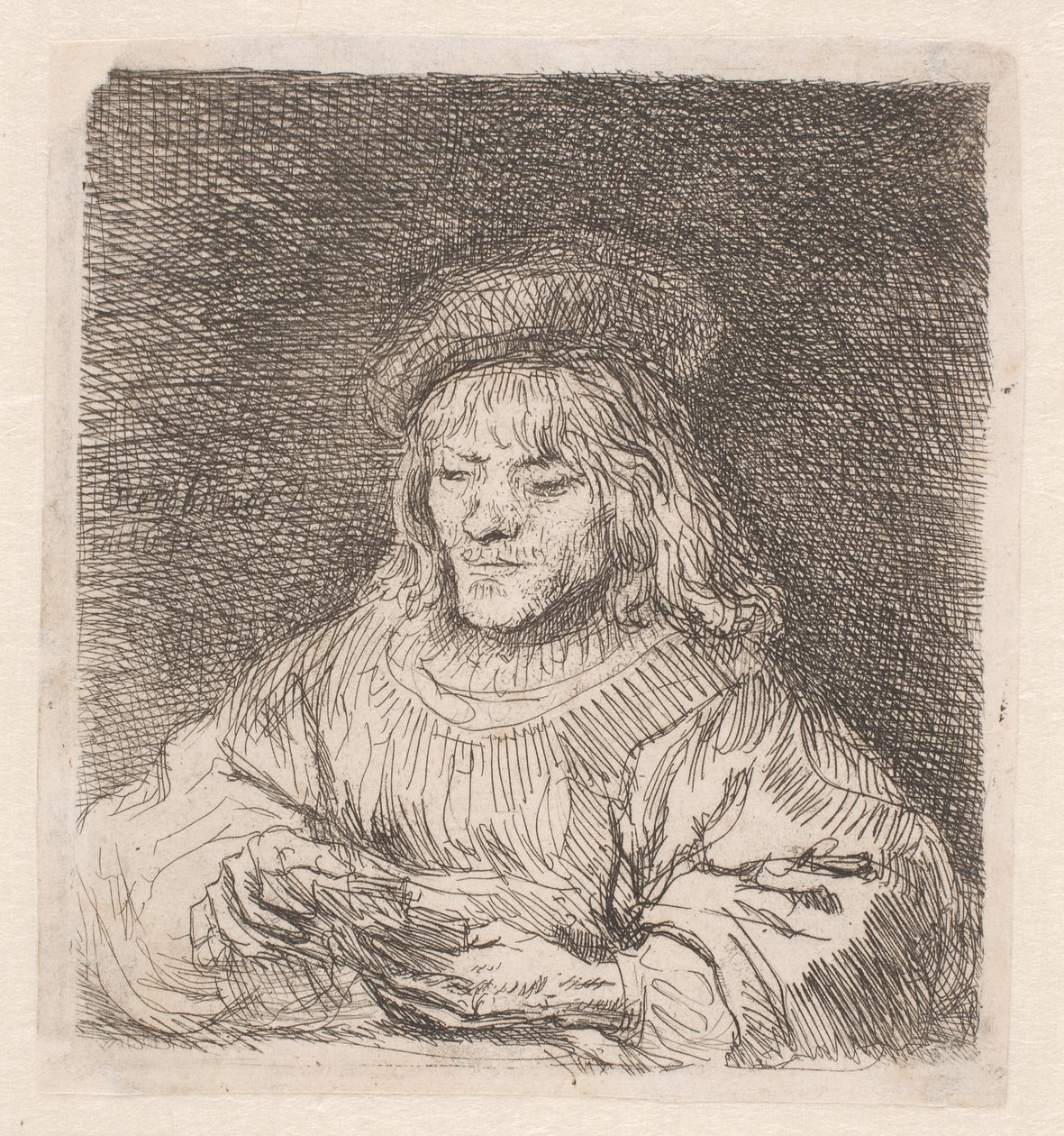 Hráč karet od Rembrandt van Rijn
