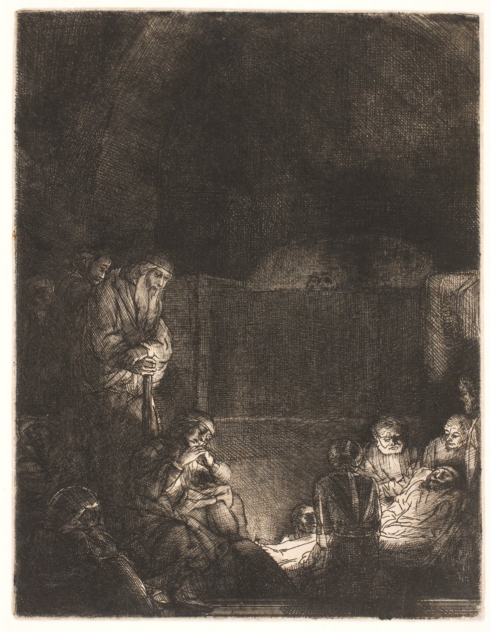Pohřbení od Rembrandt van Rijn