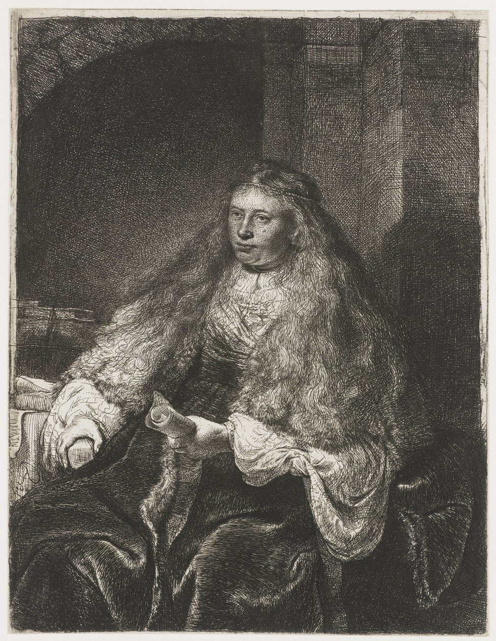 Velká židovská nevěsta od Rembrandt van Rijn