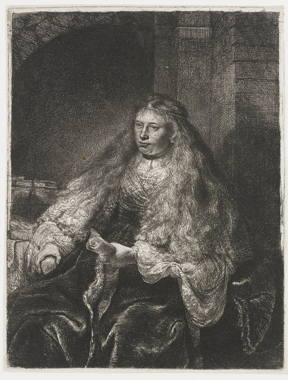 Velká židovská nevěsta od Rembrandt van Rijn