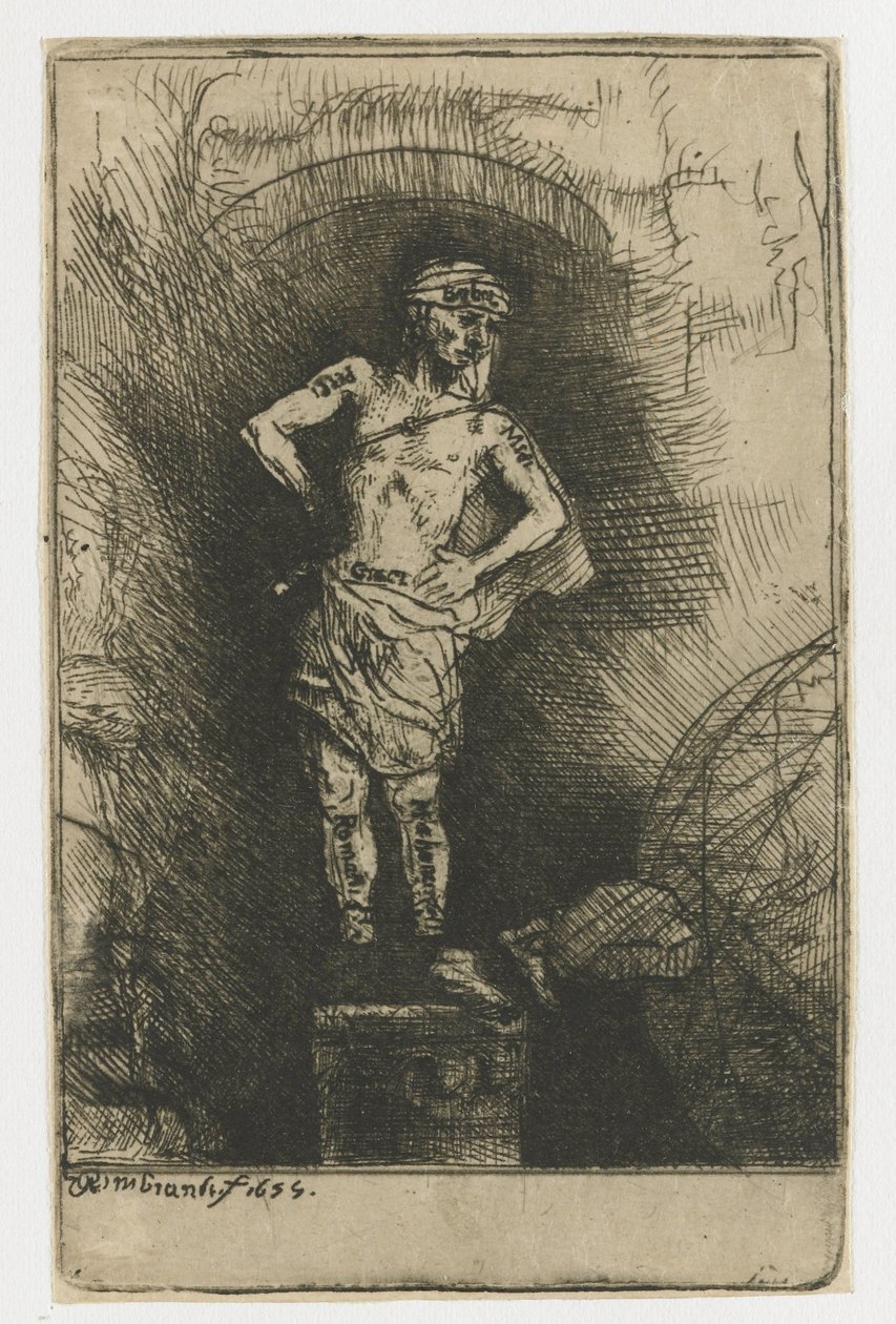 Obraz, který viděl Nabuchodonozor od Rembrandt van Rijn
