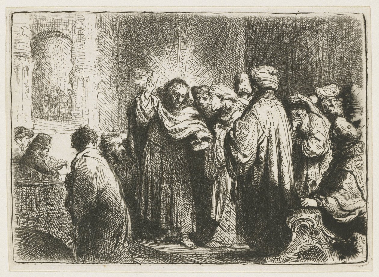 Peníze na dar od Rembrandt van Rijn