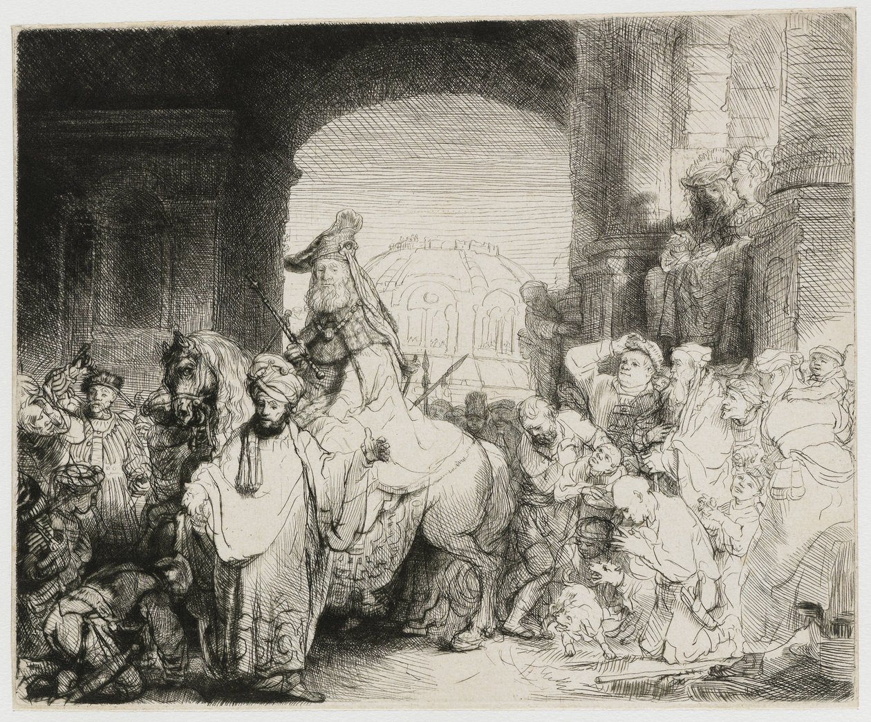 Triumf Mordechaje od Rembrandt van Rijn
