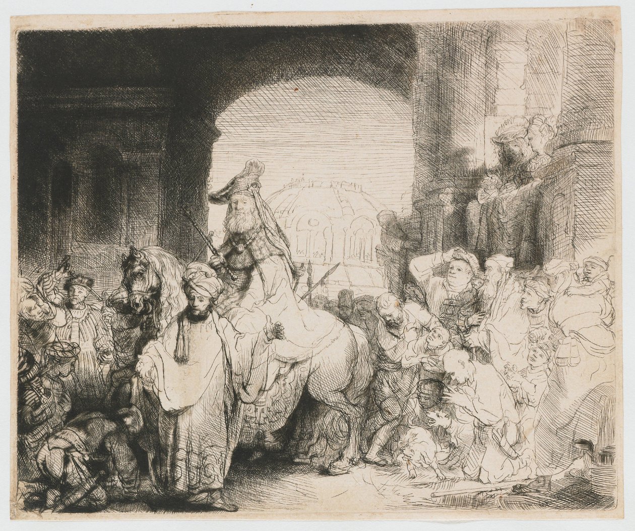 Mordechajovo vítězství od Rembrandt van Rijn