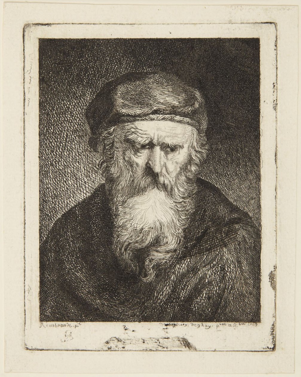 Zmrzlý stařík od Rembrandt van Rijn