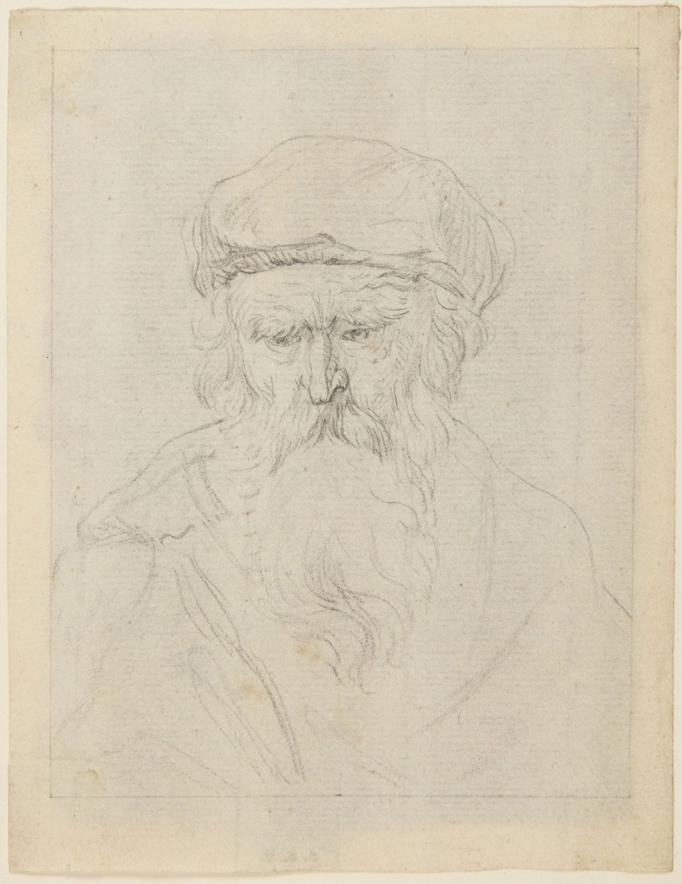 Mrzutý stařec od Rembrandt van Rijn