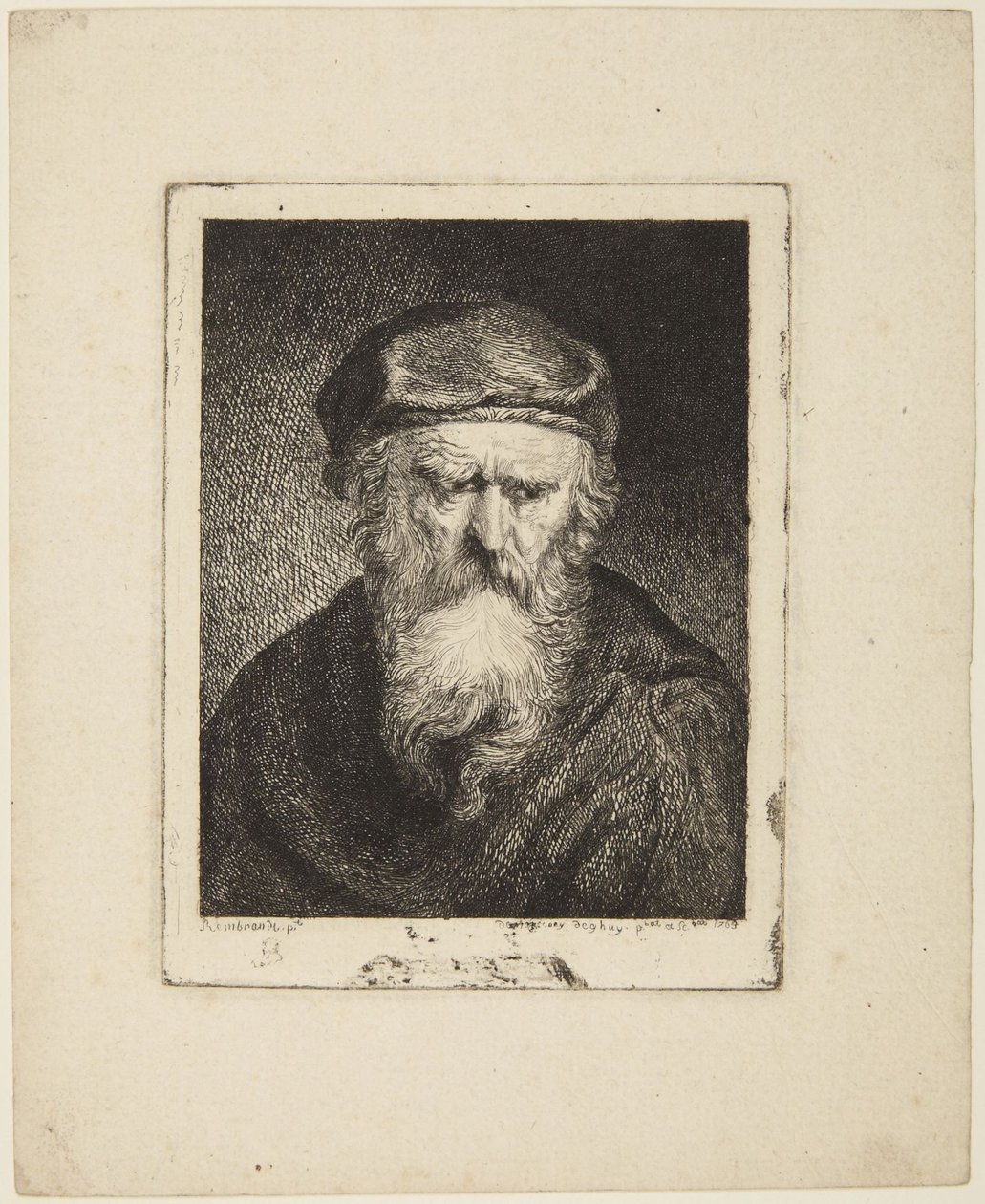Mrzutý stařec od Rembrandt van Rijn