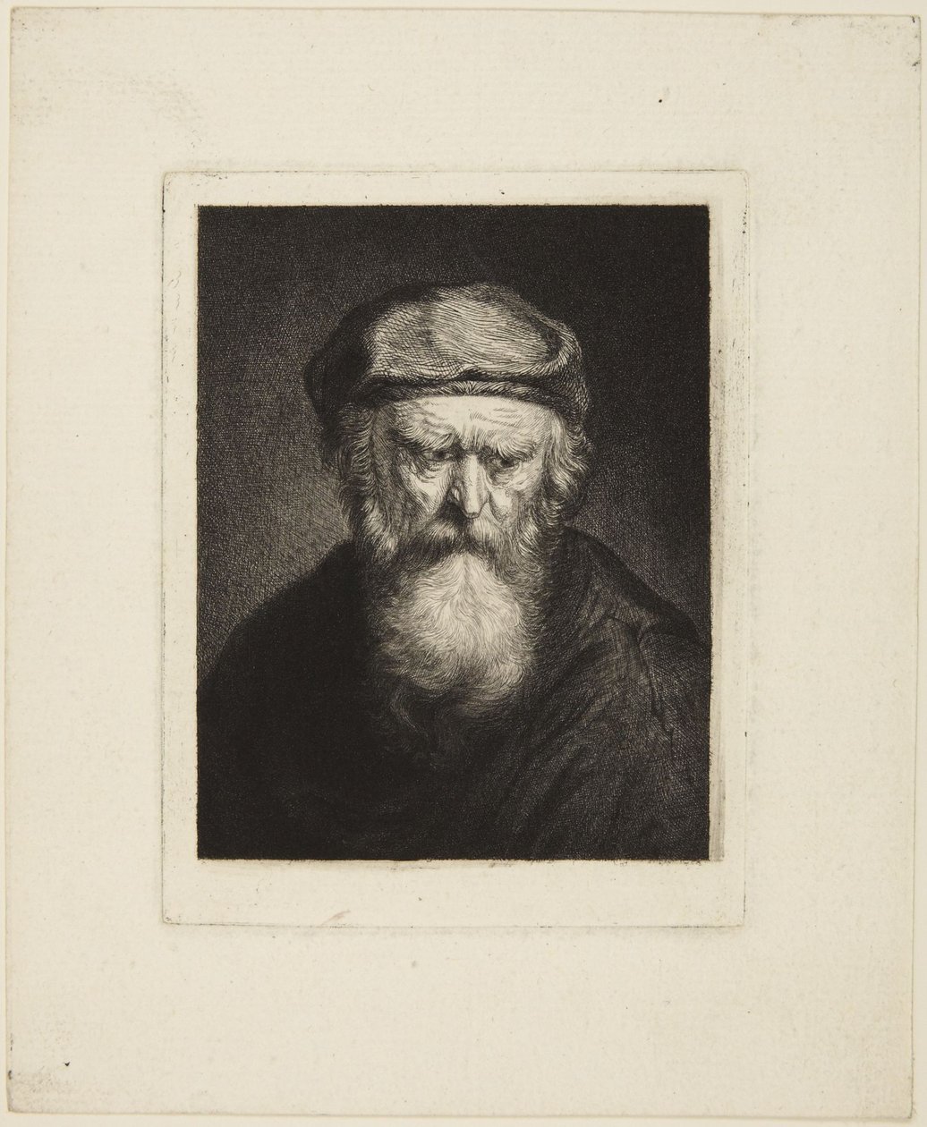 Vznětlivý stařec od Rembrandt van Rijn