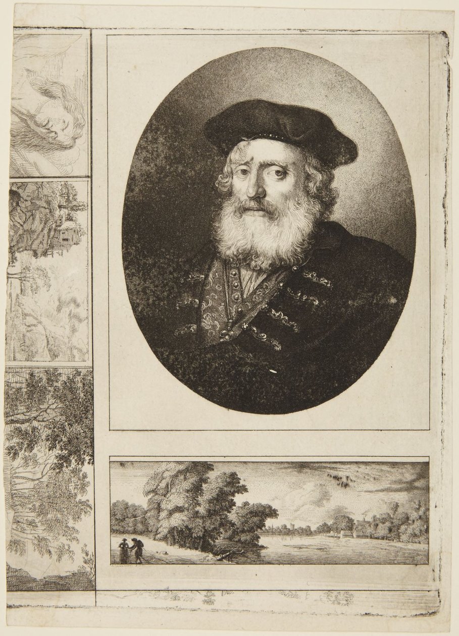 Stařec v čepici od Rembrandt van Rijn