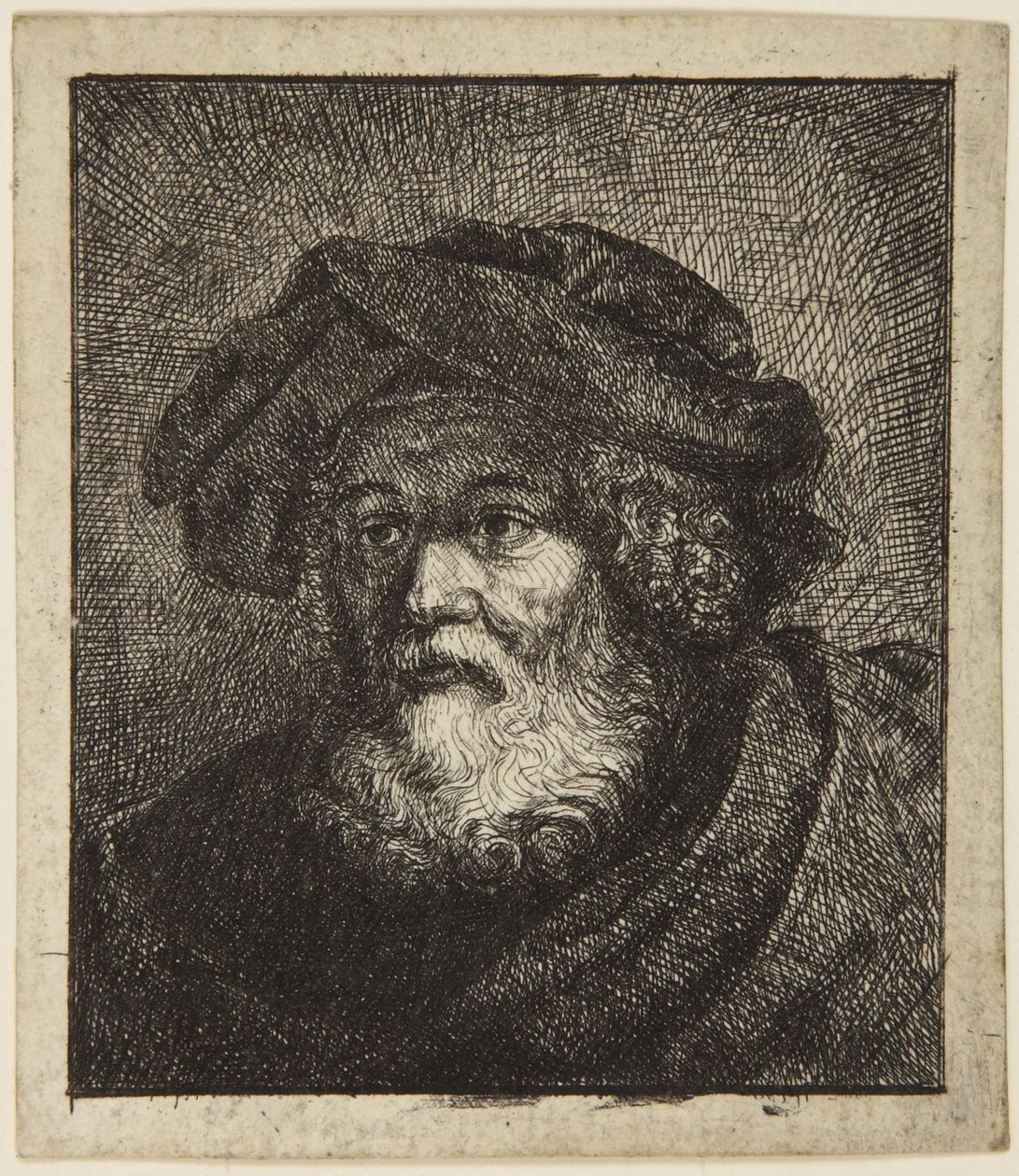 Stařec v čepici od Rembrandt van Rijn