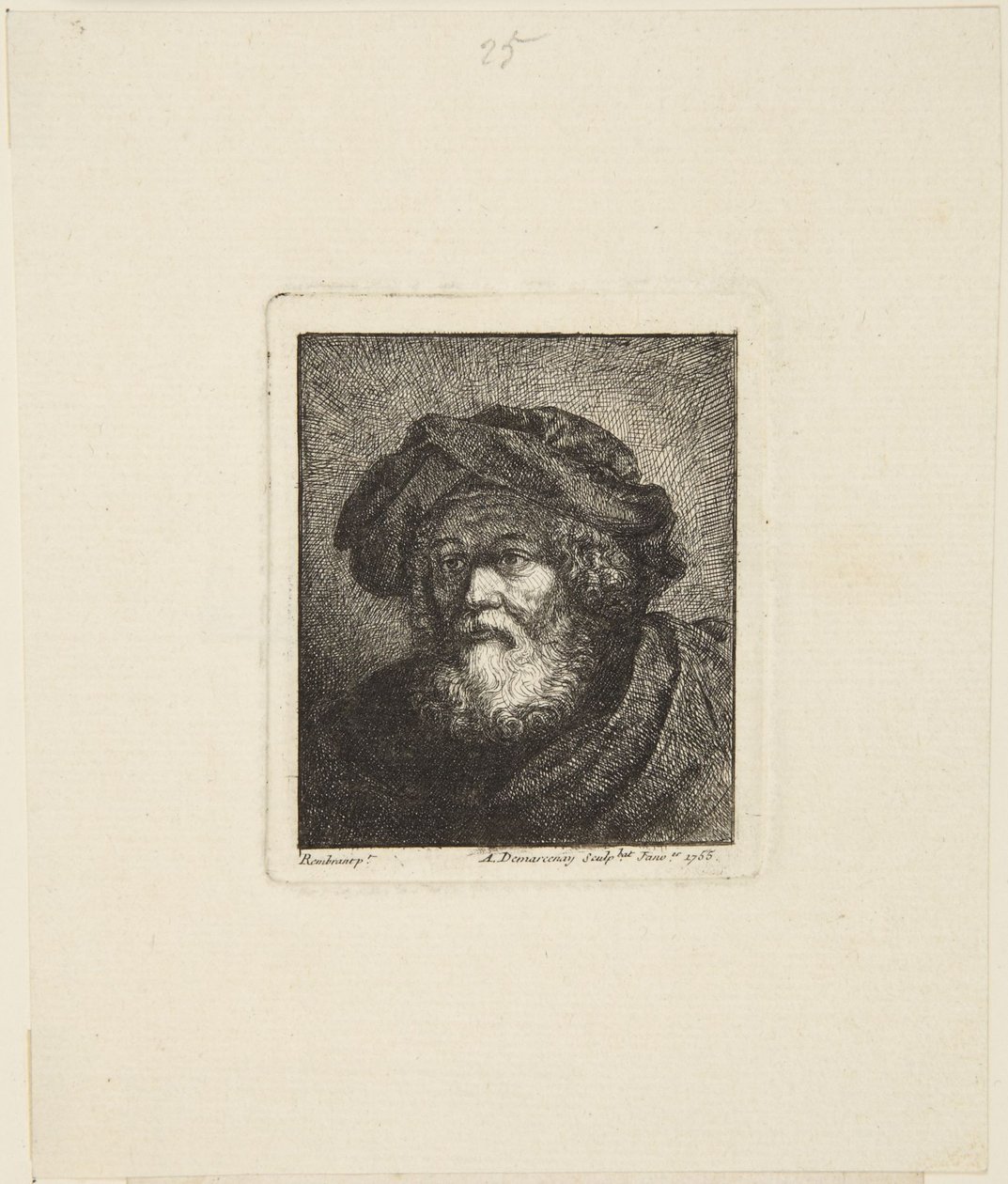 Stařec v čepici od Rembrandt van Rijn