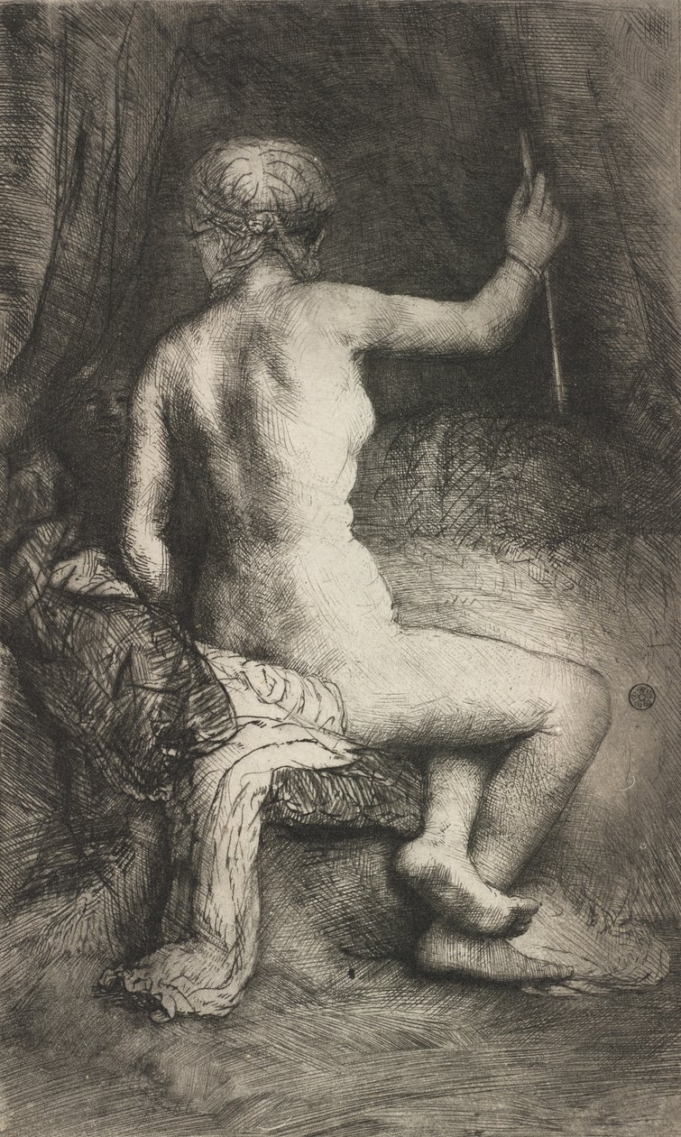 Žena s šípem, 1661. od Rembrandt van Rijn