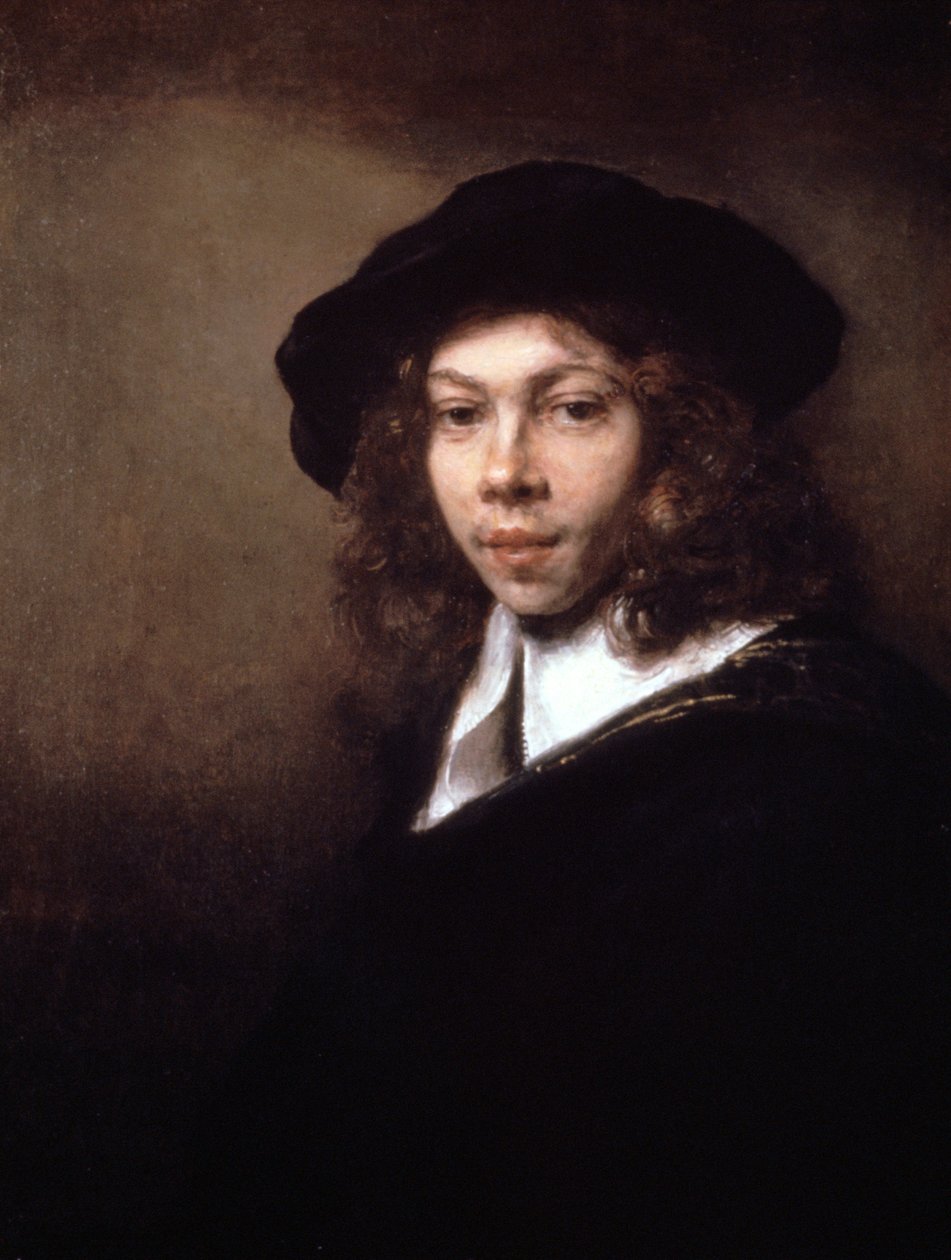 Mládí v černé čepici, 1666 od Rembrandt van Rijn
