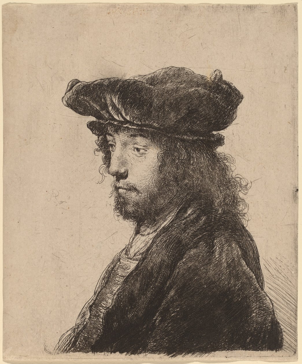 Čtvrtá orientální hlava od Rembrandt van Rijn and Studio of Rembrandt