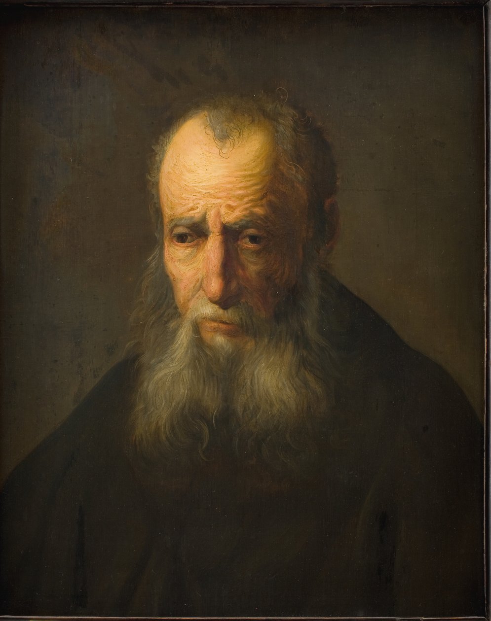 Busta starého muže od Rembrandts skole