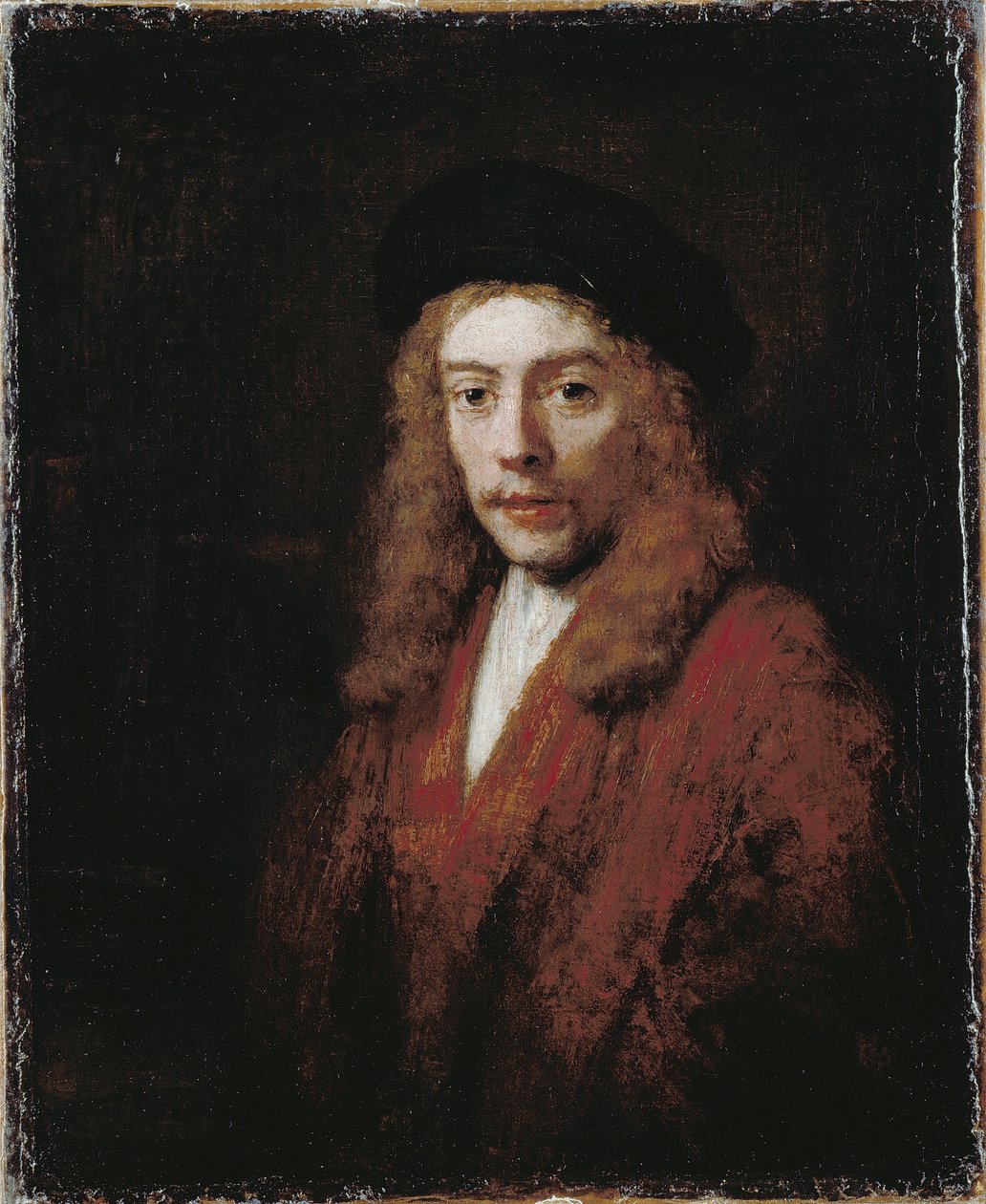 Mladý muž, možná syn umělců Titus od Rembrandt van Rijn