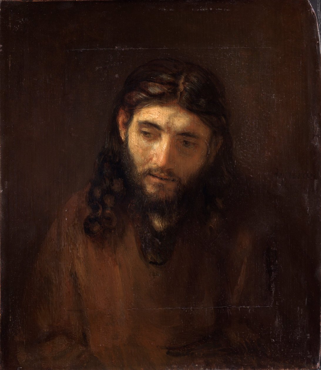 Hlava Kristova od Rembrandt van Rijn